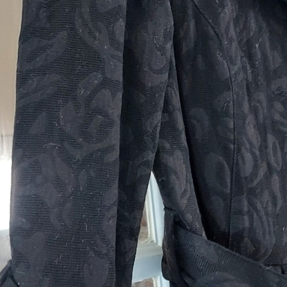 Black Brocade Coat - Picture 5 of 9